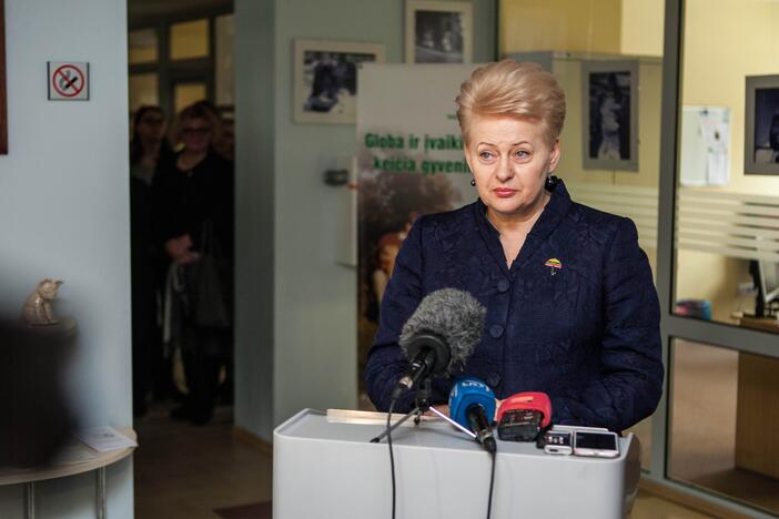 D. Grybauskaitės vizitas "Pastogėje"