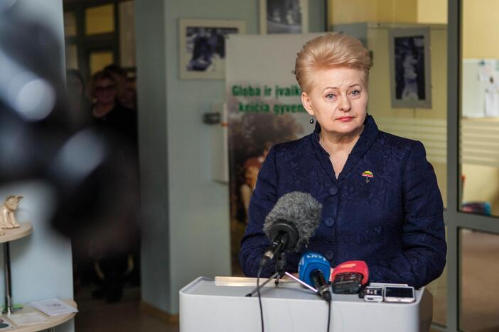 D. Grybauskaitės vizitas "Pastogėje"