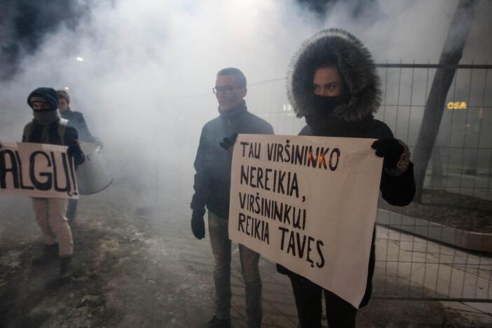 Protestas prie  restorano "Casa della pasta"