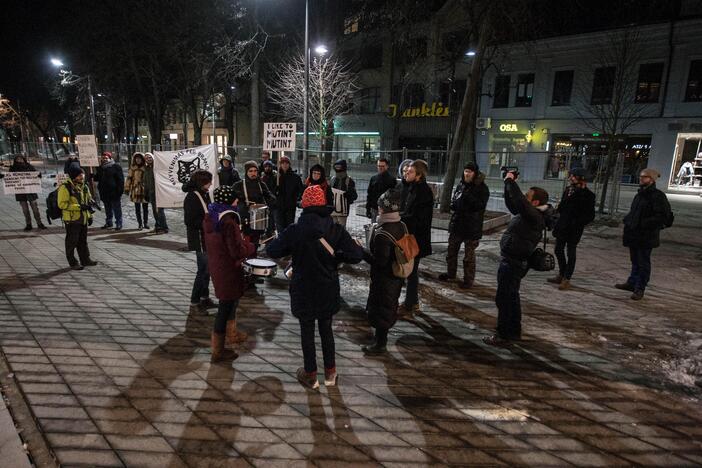 Protestas prie  restorano "Casa della pasta"