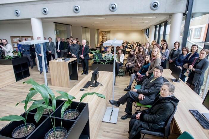 VDU bibliotekai suteiktas Leonido Donskio vardas