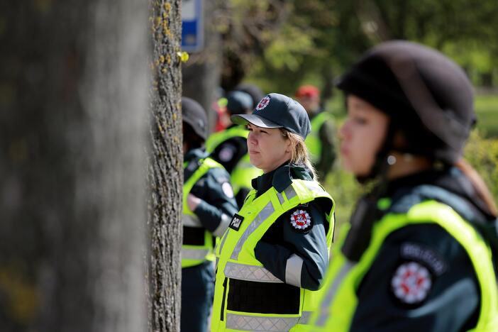 Policijos pratybos Klaipėdoje