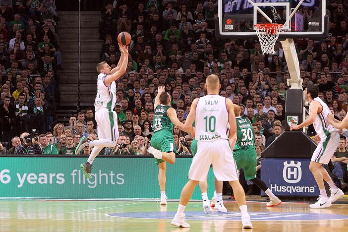 Eurolyga: „Žalgiris“ – „Unicaja“ 79:77