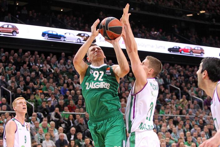 Eurolyga: „Žalgiris“ – „Unicaja“ 79:77