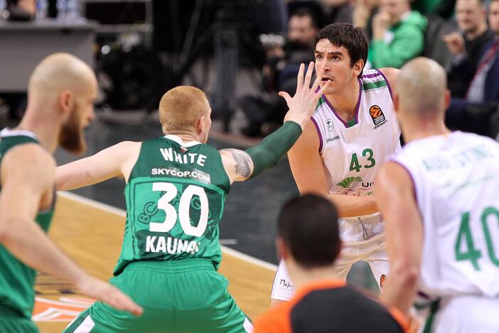 Eurolyga: „Žalgiris“ – „Unicaja“ 79:77