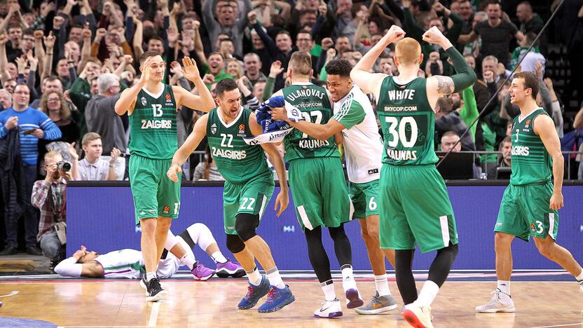 Eurolyga: „Žalgiris“ – „Unicaja“ 79:77