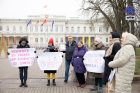 Prie Prezidentūros – protestas dėl Poderskio kandidatūros