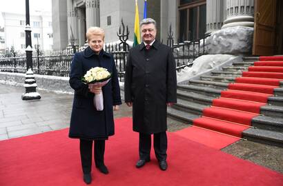 Dalia Grybauskaitė ir Petro Porošenka