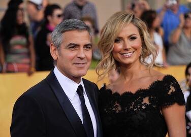 George Clooney ir Stacey Keibler