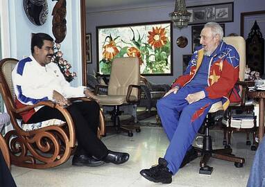 Nicolas Maduro ir Fidelis Castro