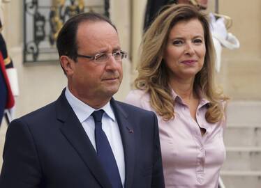 Francois Hollande'as ir Valerie Trierweiler