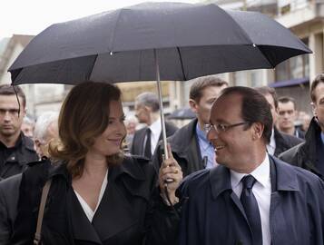 Francois Hollande'as ir Valerie Trierweiler