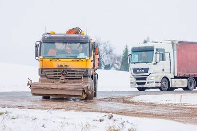 „Via Baltica“ kelio remonto darbų pradžia