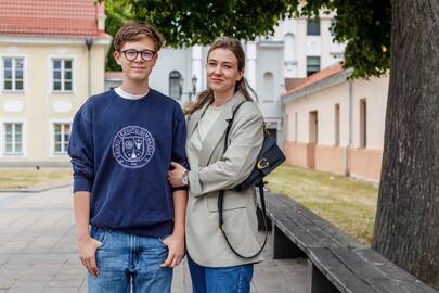 Akyla: nors pradžioje dvejojo, dabar mama Živilė mato, kad vyriausias sūnus sutvertas scenai.