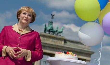 Vaškinė A. Merkel figūra iš Madame Tussaud muziejaus