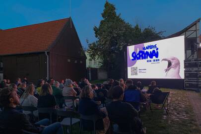 Interesas: pasižiūrėti filmų, reklamų ir klipų plūsta daug žiūrovų, kiekvienas jų gali pakalbinti šių kūrinių autorius.