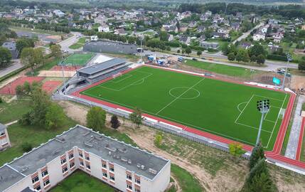 Išskirtinumas: moderniame Raudondvario stadione bus galima rengti profesionalaus futbolo varžybas.