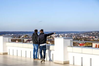 Panorama: kol kas lankytojams atvira tik Prisikėlimo bažnyčios terasa.