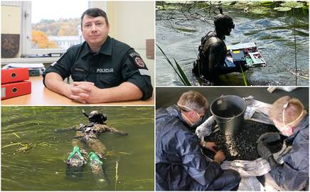 Patirtis: serverio ieškojimas keliasdešimties tonų šiukšlių krūvoje N.Kreivėnui – vienas įsimintiniausių septyniolikos metų jo tarnybos ekonominėje policijoje momentų.