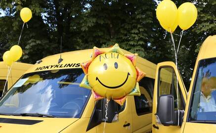 Daugėja: nauji mažieji autobusai skirti dar trims Kauno rajono mokykloms.