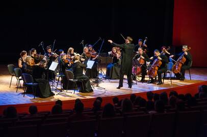 Šeimininkas: festivalį pradėsiantis Vytauto Didžiojo universiteto kamerinis orkestras vėliau scena dalinsis su orkestrais iš Vilniaus bei Klaipėdos.