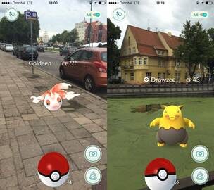 Pokemonai: virtualių monstriukų knibždėte knibžda įvairiose Klaipėdos centro vietose.