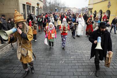  Tradicijos: jau šį sekmadienį žiemą triukšmingai išgins šurmuliuosianti  Užgavėnių šventė.