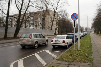 Nepatinka: kai kurių klaipėdiečių netenkina pakitusi eismo schema Kauno gatvėje.