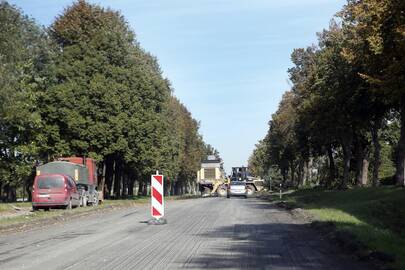 Laikas: planuojama, kad darbai Medelyno gatvės dalyje bus baigti kitą savaitę.