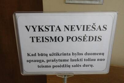 Apsauga: vaikų teises saugantis įstatymas leidžia žmogžudyste kaltinamo nepilnamečio bylą nagrinėti už uždarų durų.