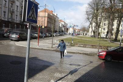 Paryškės: plika akimi vargiai įžiūrima perėja, esanti ties K.Donelaičio skveru, veikiausiai netrukus bus rekonstruota.