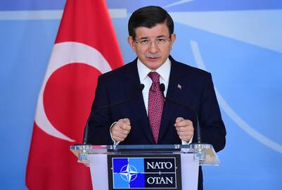 Turkijos premjeras Ahmetas Davutoglu 