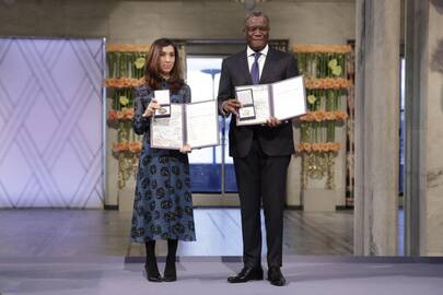 Nadia Murad ir Denisas Mukwege