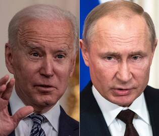 Joe Bidenas ir Vladimiras Putinas