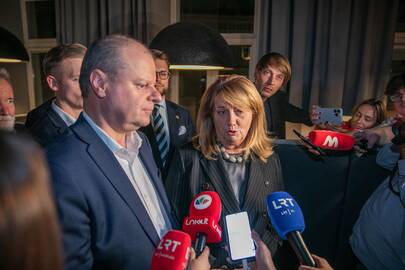 Saulius Skvernelis ir Vilija Blinkevičiūtė