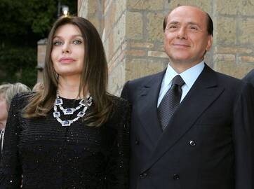 Veronica Lario ir Silvio Berlusconi