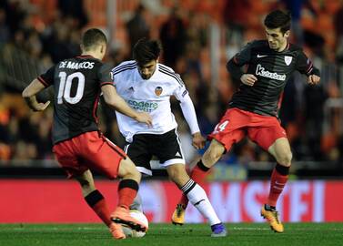 „Valencia“ 2:1 įveikė Bilbao „Athletic“ futbolininkus