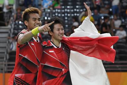 Tontowi Ahmadsdas ir Liliyana Natsir