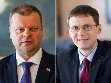 Saulius Skvernelis ir Gediminas Vaitkevičius