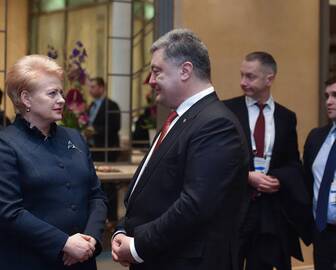 Dalia Grybauskaitė ir Petro Porošenka