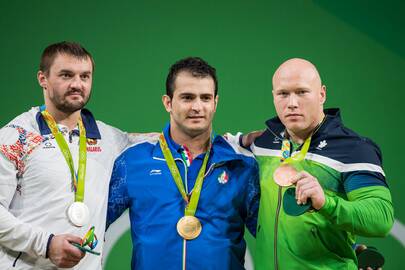 Sunkiaatletis Aurimas Didžbalis iškovojo bronzos medalį