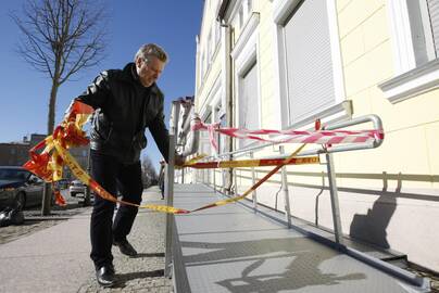 Infrastruktūra: judėjimo negalią turintys žmonės galės patogiai patekti į  labdaros ir kultūros organizaciją "Sandora".