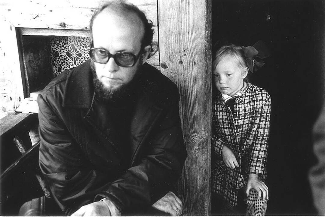 Filmavimų aikštelėje – kino režisierius A. Žebriūnas