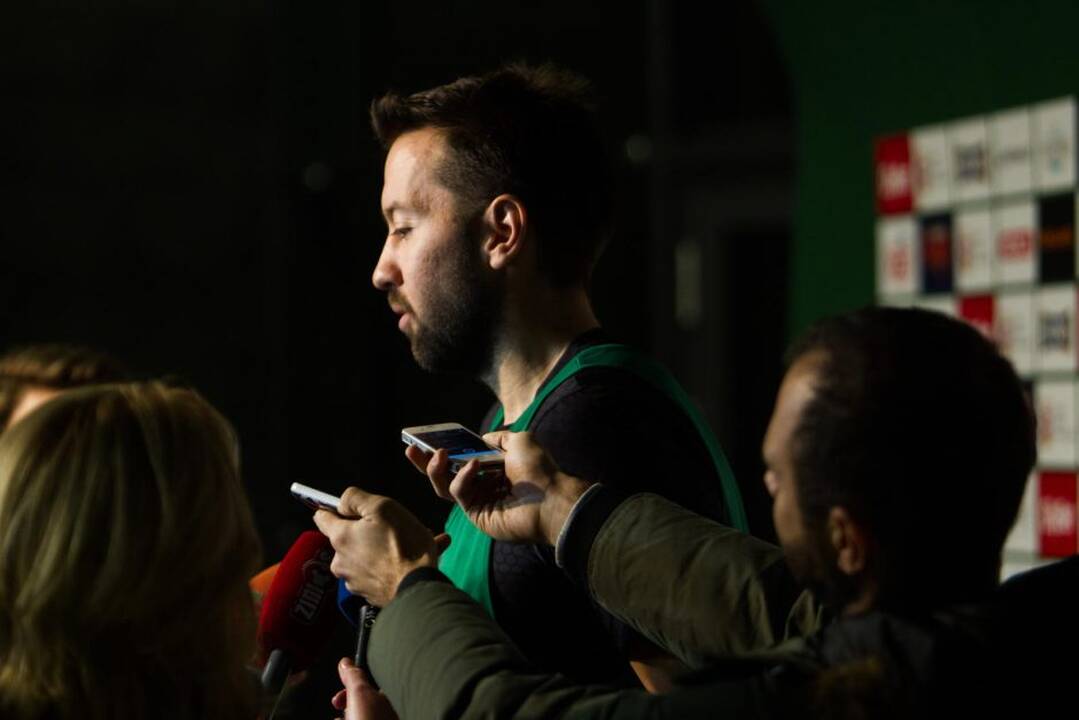 „Žalgirio“ treniruotė prieš Eurolygos rungtynes