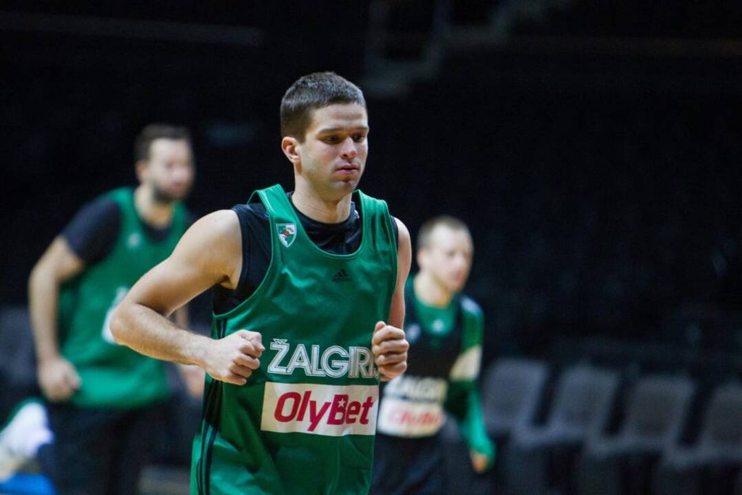 „Žalgirio“ treniruotė prieš Eurolygos rungtynes