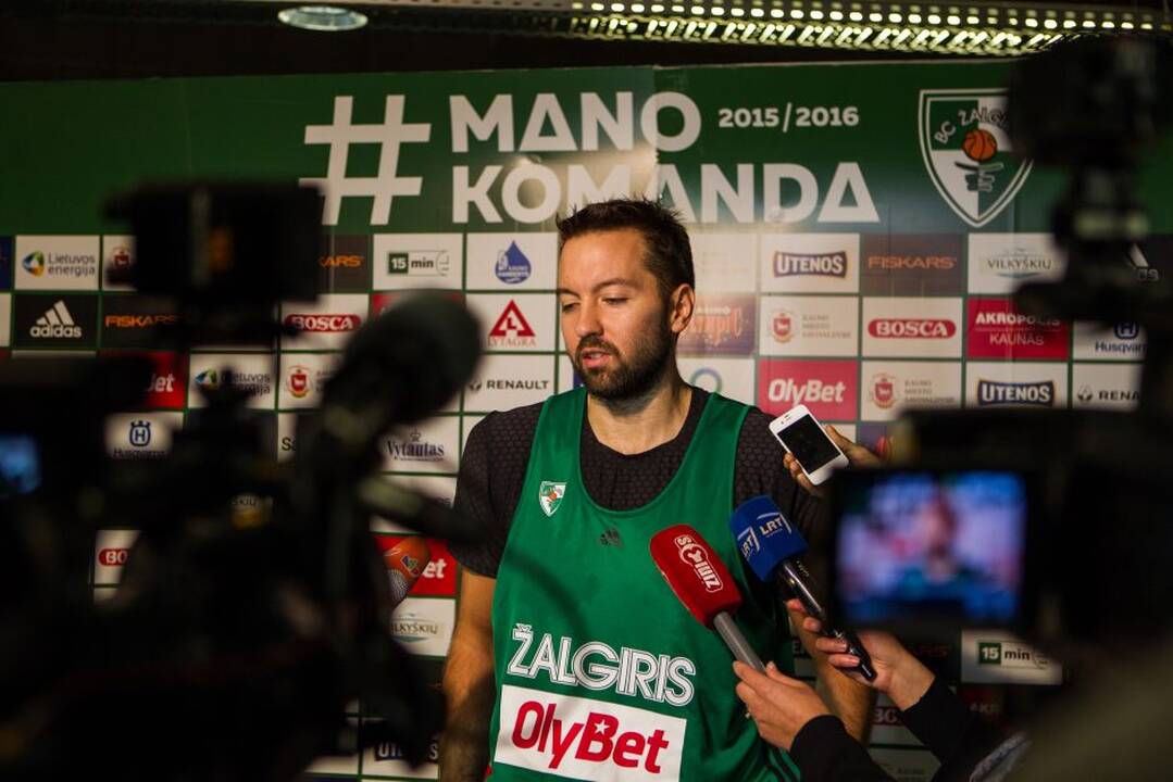 „Žalgirio“ treniruotė prieš Eurolygos rungtynes