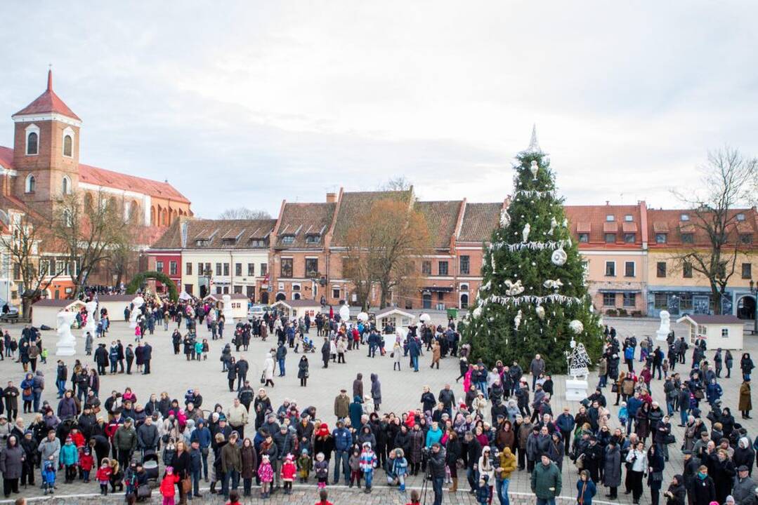 Į  Kauną atvyko Kalėdų senis