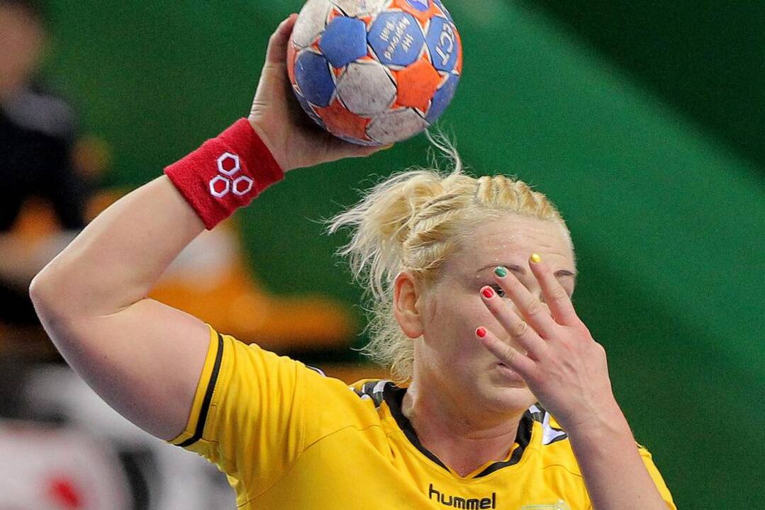 Lietuvos rankininkės Kaune pralaimėjo baltarusėms Europos čempionato atrankos rungtynes 21:29.