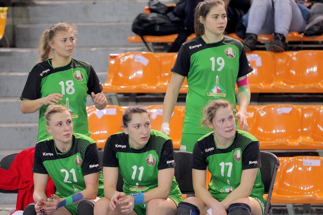 Lietuvos rankininkės Kaune pralaimėjo baltarusėms Europos čempionato atrankos rungtynes 21:29.