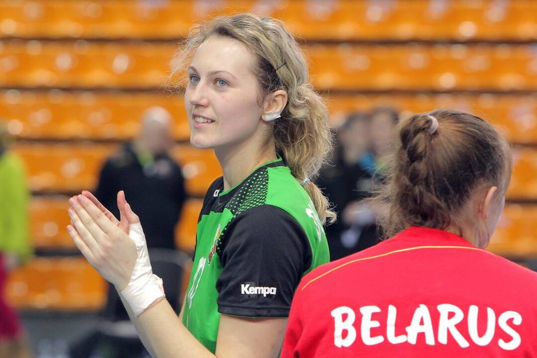 Lietuvos rankininkės Kaune pralaimėjo baltarusėms Europos čempionato atrankos rungtynes 21:29.